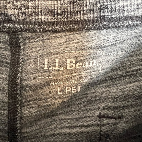 L.L. Bean Gray Track Pants - Picture 2 of 3